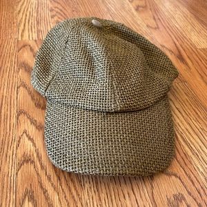 Free people baseball hat straw texture - new with tags